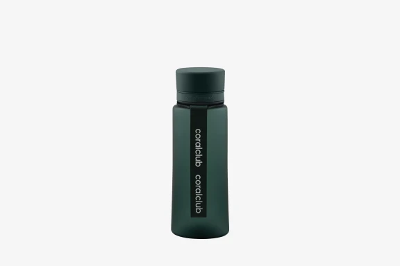 Coral Club Plastic Bottle, Dark Green